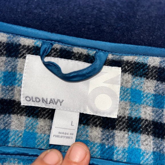 Vintage Old Navy Navy Blue Pea Coat - Picture 2 of 5